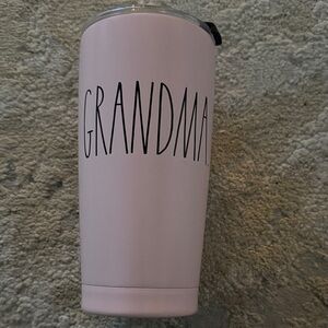 Rae Dunn Pink Tumbler with Grandma